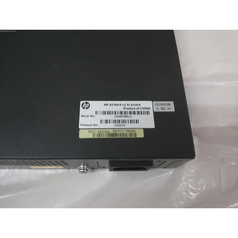 JG221A#ACF HP Networking 3100-8 v2 SI 8-Ports 10/100 RJ-45
